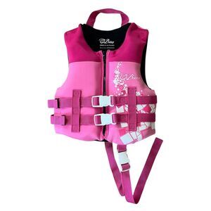 O'Brien Girls Childrens Kids Water Flotation Life Preserver Safety Vest 30-50lbs